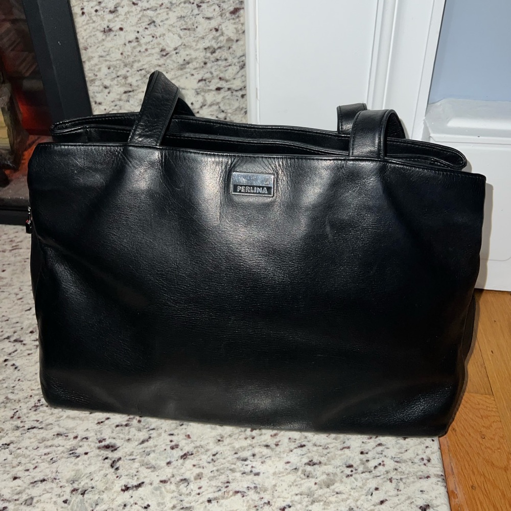 Perlina Black Handbag